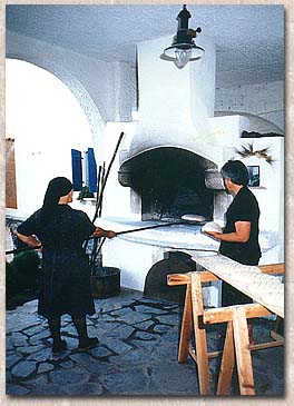 Traditional wood-burning oven